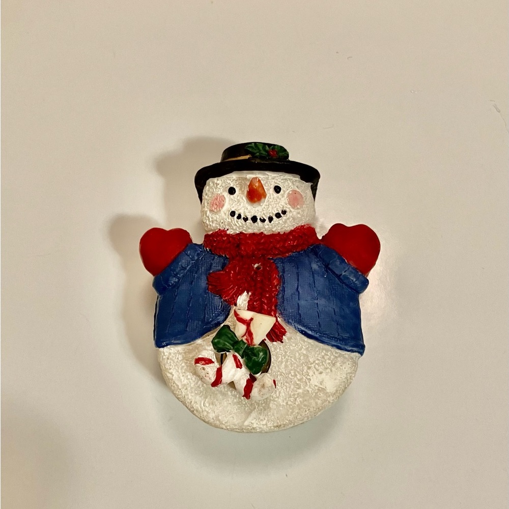 Miniature Snowman Trinket box
